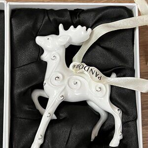 Pandora 2017 Limited Edition Porcelain Reindeer Ornament